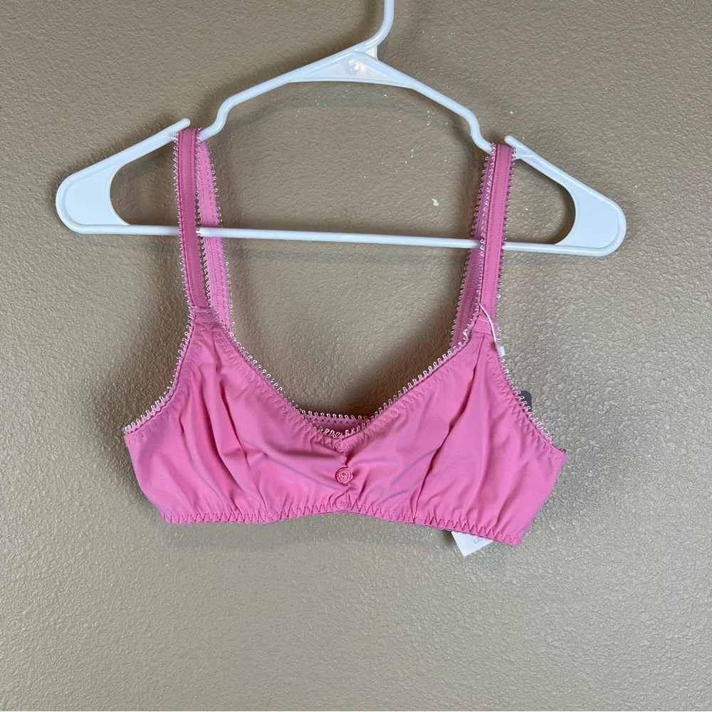 Misguided pink bralette